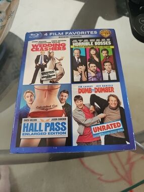 Sealed New 4-Film Favorites Blu-ray Collection — Modern Comedies (Blue Case)